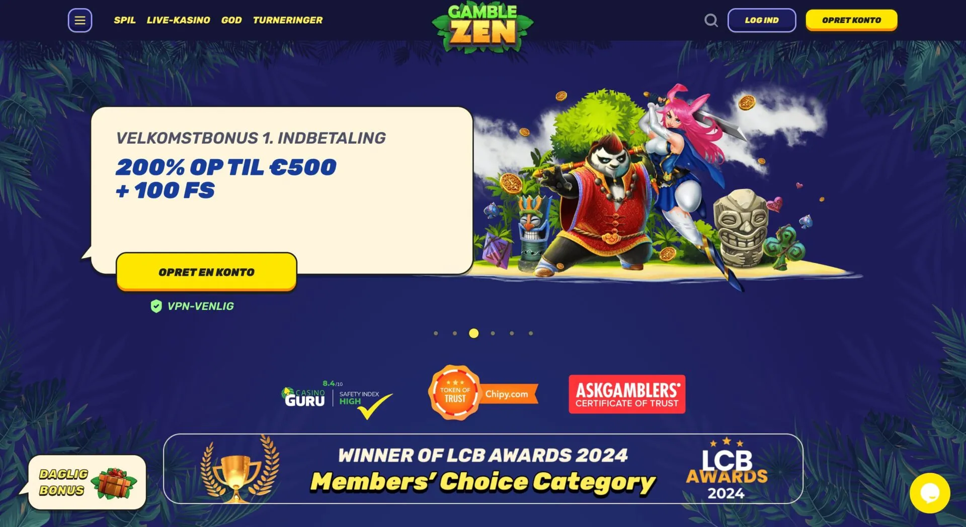 GambleZen Siirto betalingsintegration
